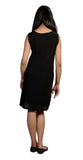 Ladies Sleeveless Mini Chinlon Dress. - TATTOPANI