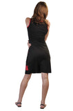 Ladies Dress With Bird & Leaf Patch & Embroidery.