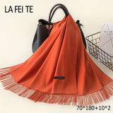 Lic Cashmere Women Scarf Warm Shawl Foulard Femme Pashmina Kerchief Wool Stole Head Neck Long Winter Scarf Women For Ladies 2019