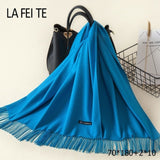 Lic Cashmere Women Scarf Warm Shawl Foulard Femme Pashmina Kerchief Wool Stole Head Neck Long Winter Scarf Women For Ladies 2019