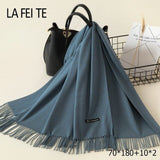 Lic Cashmere Women Scarf Warm Shawl Foulard Femme Pashmina Kerchief Wool Stole Head Neck Long Winter Scarf Women For Ladies 2019