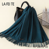 Lic Cashmere Women Scarf Warm Shawl Foulard Femme Pashmina Kerchief Wool Stole Head Neck Long Winter Scarf Women For Ladies 2019
