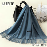 Lic Cashmere Women Scarf Warm Shawl Foulard Femme Pashmina Kerchief Wool Stole Head Neck Long Winter Scarf Women For Ladies 2019