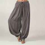 2020 Brand New Style  Harem Trousers Casual Pants Aladdin Solid Genie Hippy Jumpsuit