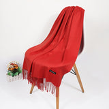 2020 Real Cashmere Women Scarf Winter Shawl Foulard Echarpe Femme Pashmina Kerchief Wool Stole Lic Winter Scarf For Lady Tippet