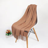 2020 Real Cashmere Women Scarf Winter Shawl Foulard Echarpe Femme Pashmina Kerchief Wool Stole Lic Winter Scarf For Lady Tippet