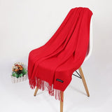 2020 Real Cashmere Women Scarf Winter Shawl Foulard Echarpe Femme Pashmina Kerchief Wool Stole Lic Winter Scarf For Lady Tippet