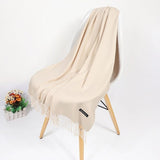 2020 Real Cashmere Women Scarf Winter Shawl Foulard Echarpe Femme Pashmina Kerchief Wool Stole Lic Winter Scarf For Lady Tippet