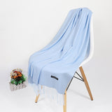 2020 Real Cashmere Women Scarf Winter Shawl Foulard Echarpe Femme Pashmina Kerchief Wool Stole Lic Winter Scarf For Lady Tippet