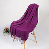 2020 Real Cashmere Women Scarf Winter Shawl Foulard Echarpe Femme Pashmina Kerchief Wool Stole Lic Winter Scarf For Lady Tippet