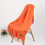 2020 Real Cashmere Women Scarf Winter Shawl Foulard Echarpe Femme Pashmina Kerchief Wool Stole Lic Winter Scarf For Lady Tippet