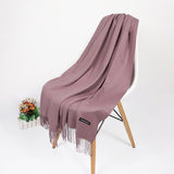 2020 Real Cashmere Women Scarf Winter Shawl Foulard Echarpe Femme Pashmina Kerchief Wool Stole Lic Winter Scarf For Lady Tippet