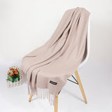 2020 Real Cashmere Women Scarf Winter Shawl Foulard Echarpe Femme Pashmina Kerchief Wool Stole Lic Winter Scarf For Lady Tippet