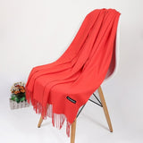 2020 Real Cashmere Women Scarf Winter Shawl Foulard Echarpe Femme Pashmina Kerchief Wool Stole Lic Winter Scarf For Lady Tippet