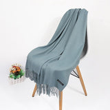 2020 Real Cashmere Women Scarf Winter Shawl Foulard Echarpe Femme Pashmina Kerchief Wool Stole Lic Winter Scarf For Lady Tippet
