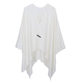 2020 New Fashion Cashmere Winter Women Poncho Scarves Women Solid Shawl Cape Foulard Femme Pashmina Female Bufanda Mujer Sjaal