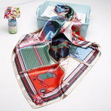 2020 New Brand Designer Silk Scarf 90*90cm Foulard Bandana Long Large Shawls Wraps Winter Neck Scarves Pashmina Lady Hijab