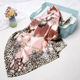 2020 New Brand Designer Silk Scarf 90*90cm Foulard Bandana Long Large Shawls Wraps Winter Neck Scarves Pashmina Lady Hijab