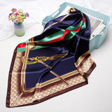 2020 New Brand Designer Silk Scarf 90*90cm Foulard Bandana Long Large Shawls Wraps Winter Neck Scarves Pashmina Lady Hijab