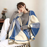 2020 New Winter Scarf Iron Tower Cashmere Shawl Women's Warm Double-Sided Thick Foulard Lady Fashion Bandana Female Pashmina