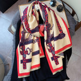 2020 Luxury Brand Scarf Hijab Women Winter Cashmere Thick Shawl Warm Bandana Scarves Female Pashmina Blanket