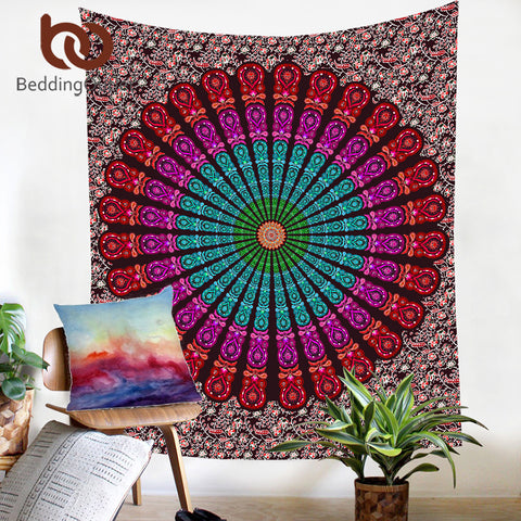 BeddingOutlet Medallion Motif Tapestry Hippie Floral Wall Hanging Mandala Art Carpet Bohemian Decorative Tapestry Chic Sheet - craze-trade-limited